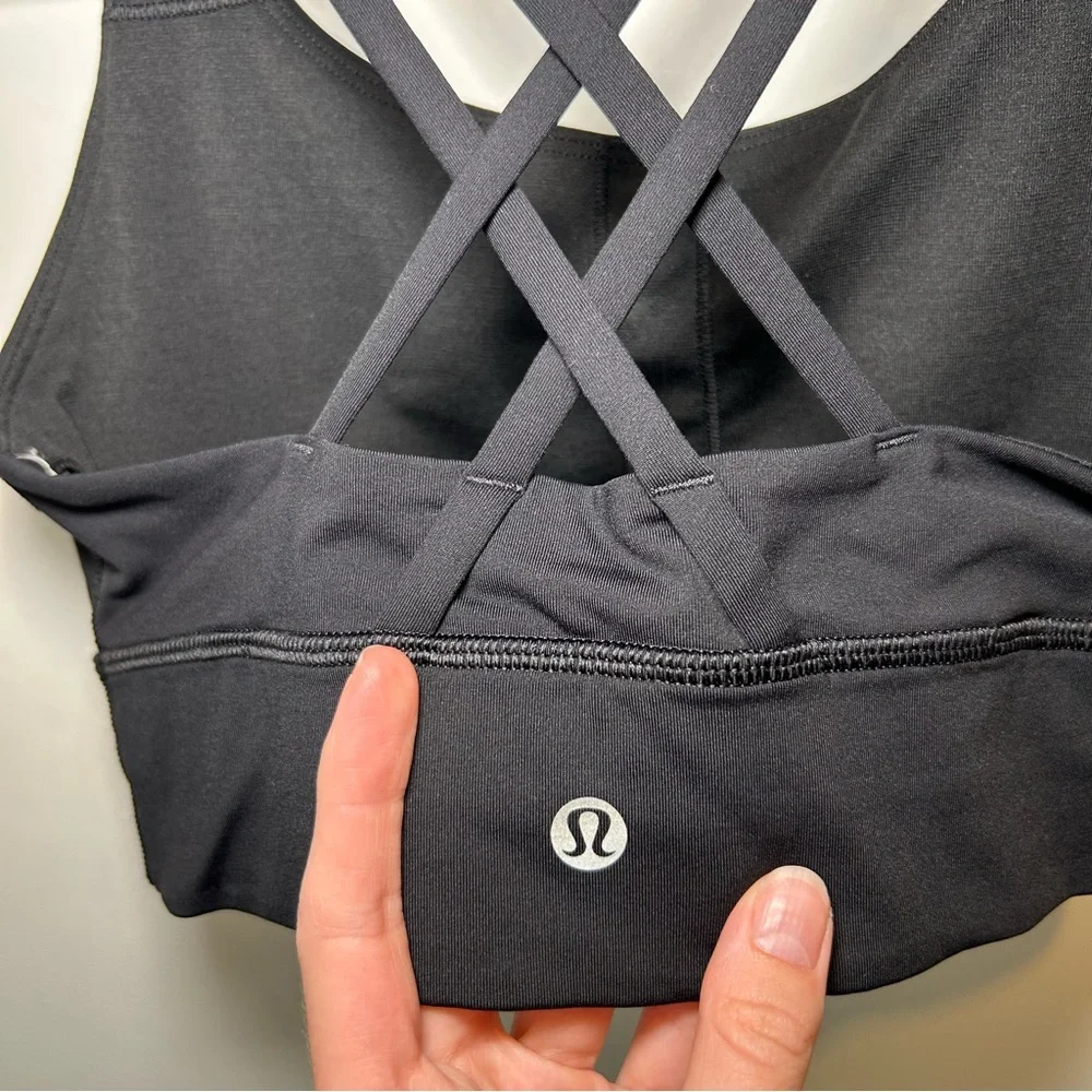 Lululemon Energy Bra *Long Line Black Size 6